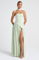 Women's Maxi Dress with Slit
