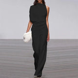 Sophisticated and Elegant Women's Fluid Summer Jumpsuit