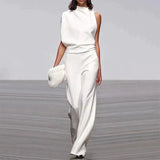 Sophisticated and Elegant Women's Fluid Summer Jumpsuit