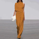 Sophisticated and Elegant Women's Fluid Summer Jumpsuit