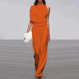 Sophisticated and Elegant Women's Fluid Summer Jumpsuit