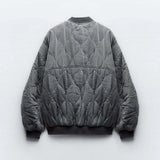 Zafrinna - Damen-Bomberjacke in Oversize
