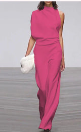 Sophisticated and Elegant Women's Fluid Summer Jumpsuit