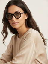 Women's Geometric Oversized Sunglasses