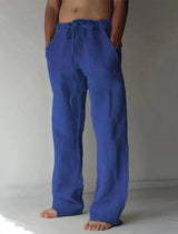 Artheon - Men Linen Baggy Trousers Relaxed Fit