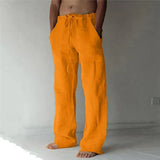 Artheon - Men Linen Baggy Trousers Relaxed Fit