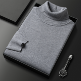 Men’s Cashmere Cotton Turtleneck Sweater – Elegant Comfort, Versatile Fit-4
