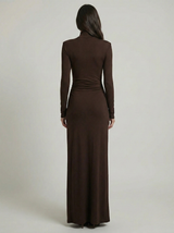 Lunarie - Rüschiges elegantes Maxikleid