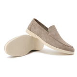 Men's Suede-Look Slip-On Loafers with Comfort Sole