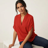 Airy Women's Summer V-Neck Blouse