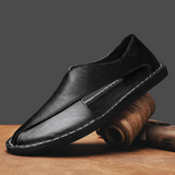 Men's Leather Slip-On Loafers