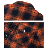 Veste à carreaux doublée en polaire pour homme | Vêtement d'extérieur chaud pour l'hiver