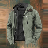 Veste ample en velours côtelé pour homme | Vêtement d'extérieur avec patte de boutonnage