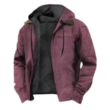 Veste ample en velours côtelé pour homme | Vêtement d'extérieur avec patte de boutonnage