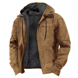 Veste ample en velours côtelé pour homme | Vêtement d'extérieur avec patte de boutonnage