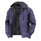 Veste ample en velours côtelé pour homme | Vêtement d'extérieur avec patte de boutonnage
