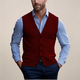 Marvinn - Mens Sleeveless Vest Sweater Lightweight Layer