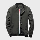 Veste Bomber Coupe Moderne avec Fermetures Éclair pour Hommes