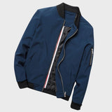 Veste Bomber Coupe Moderne avec Fermetures Éclair pour Hommes