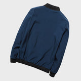 Veste Bomber Coupe Moderne avec Fermetures Éclair pour Hommes