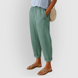 Summer Pants with Elastic Waist – Lightweight and Stylish