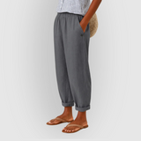 Summer Pants with Elastic Waist – Lightweight and Stylish