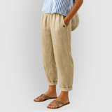 Summer Pants with Elastic Waist – Lightweight and Stylish