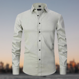 Chemise classique extensible sans plis