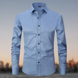 Chemise classique extensible sans plis