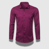 Premium Men's Wrinkle-Free Stretch Formal Shirt