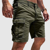Shorts cargo d'été pour hommes, longueur genou