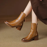 Viella – botines de cuero premium para mujer
