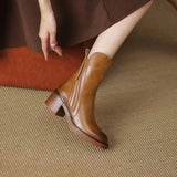 Viella – botines de cuero premium para mujer