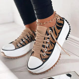 Women's Platform Sneakers with Modern Design and Durable Materials