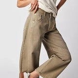Maeliss - Womens Wide Leg Jeans