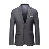 Single-Button Formal Blazer for Men