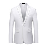 Single-Button Formal Blazer for Men