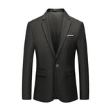 Single-Button Formal Blazer for Men