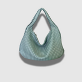Chic Timeless Woven Leather Shoulder Bag with Luxury Finish