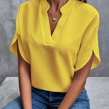 Vivien – Blouse légère drapée pour femme
