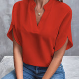 Vivien – Blouse légère drapée pour femme
