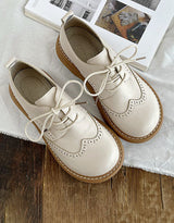 Women's Wide Square Toe Oxford Shoes