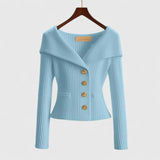 Pull tricoté femme à épaules dénudées