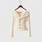 Pull tricoté femme à épaules dénudées