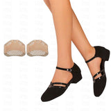 Women's Modern Black Dance Shoes - Lightweight, Flexible, and Comfortable High-Quality Suede Dance Shoes