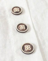 Image of Amy | Dames Blouse met Korte Mouwen en Knoopsluiting