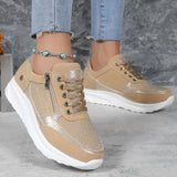 Evelis - Γυναικεία Sneakers με Κορδόνια και Πάτο Πλατφόρμα