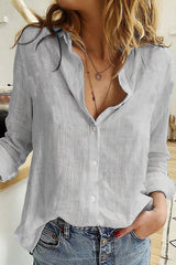 Milva – Blusa atemporal para mujer con botones