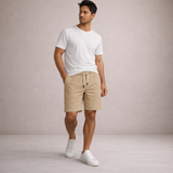Pánské lněné šortky - Regular Fit prodyšné letní volnočasové
