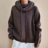 Maglione leggero da donna in maglia con maniche lunghe e vestibilità comoda